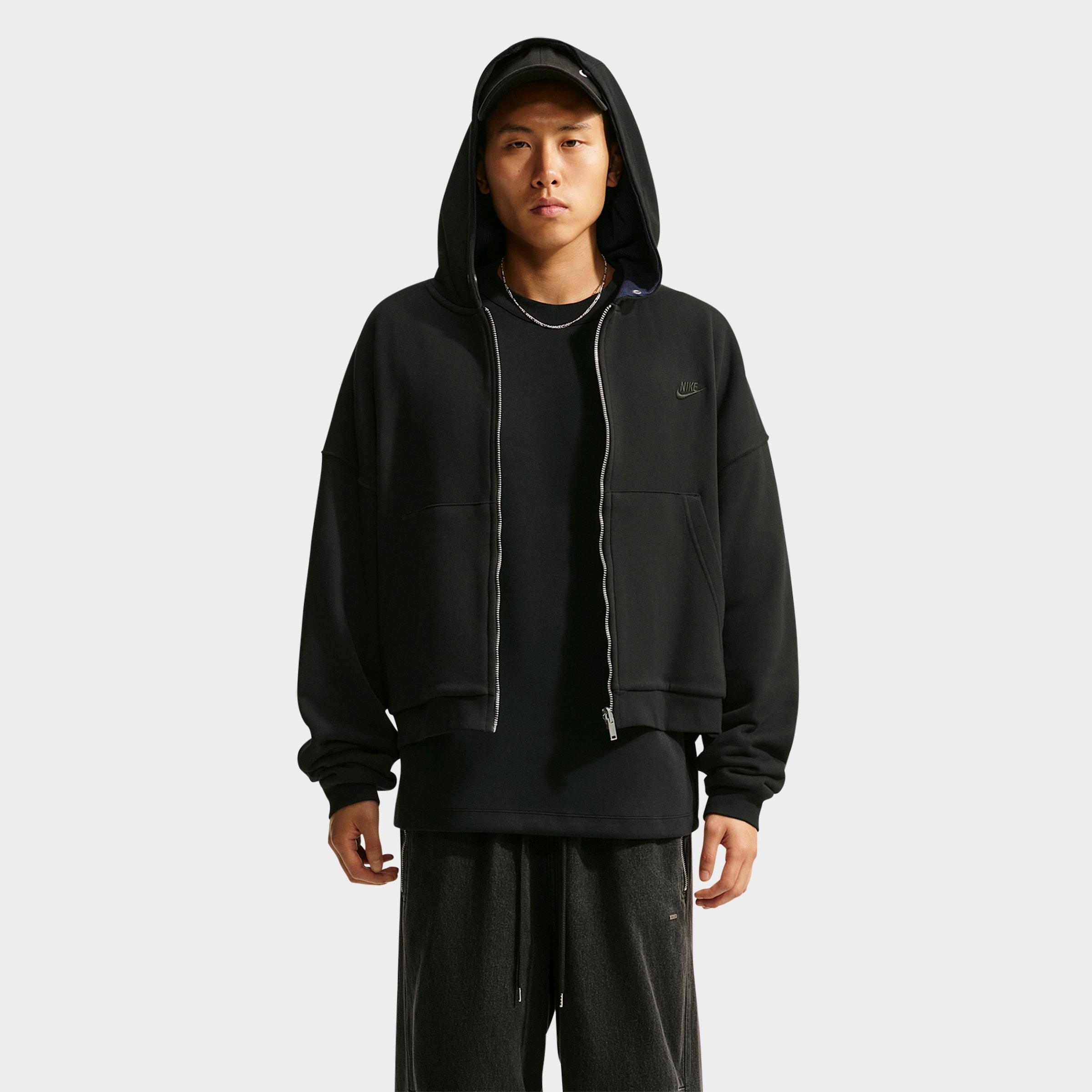 Nike Men's Club Fleece Oversized Reversible Full-Zip Hoodie