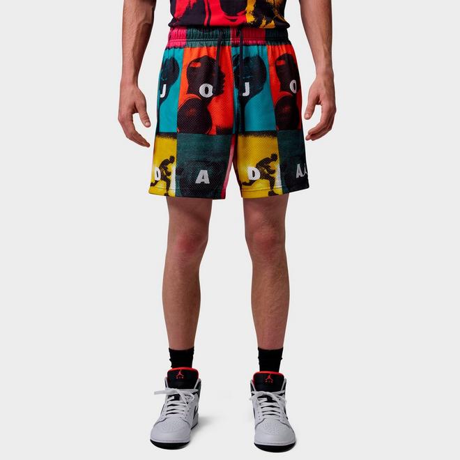 Men's Jordan Brooklyn Collage Graphic Print Mesh Shorts
