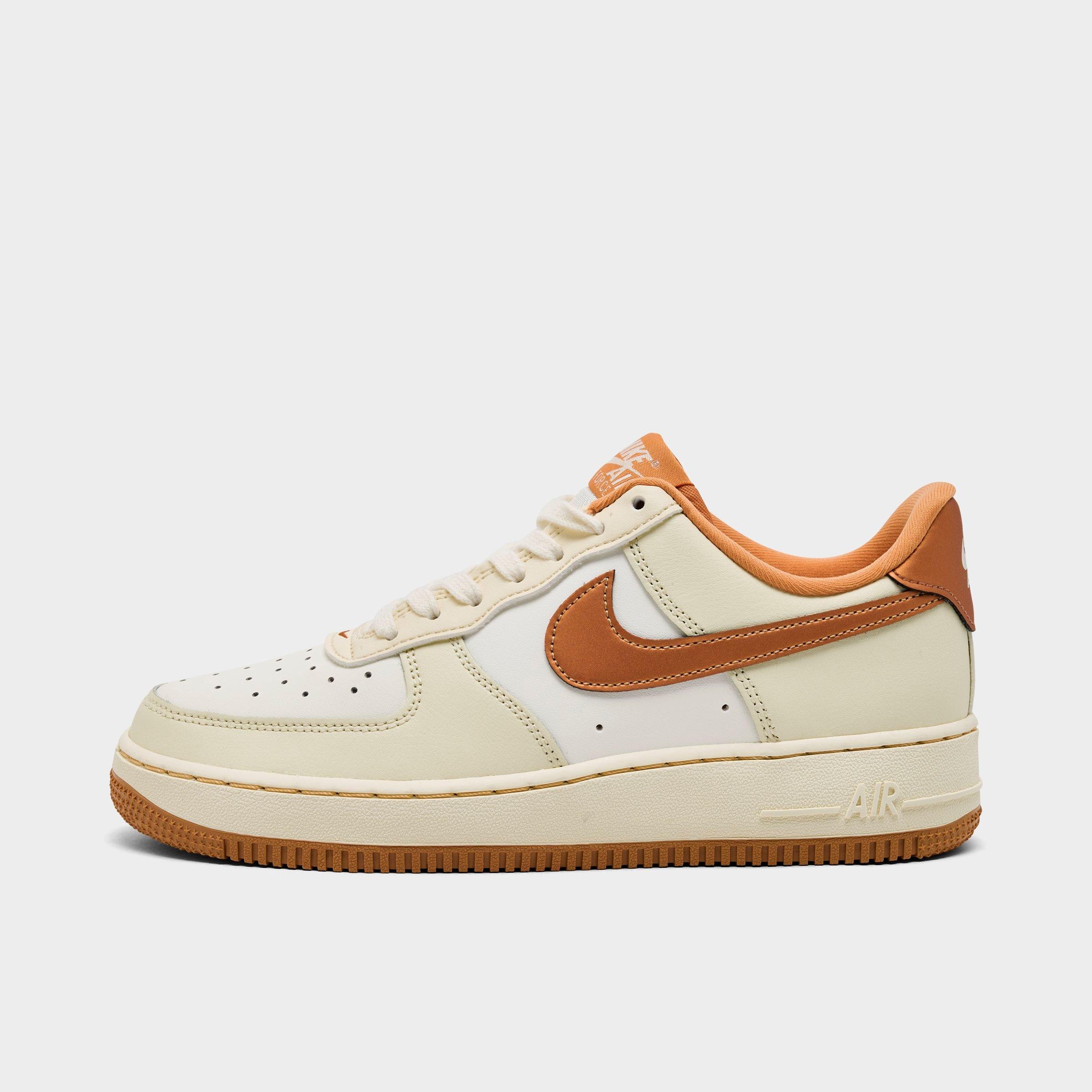 Nike Women's Air Force 1 '07 Casual Shoes in Coconut Milk/Sail/Celestial Gold Size: 5.0