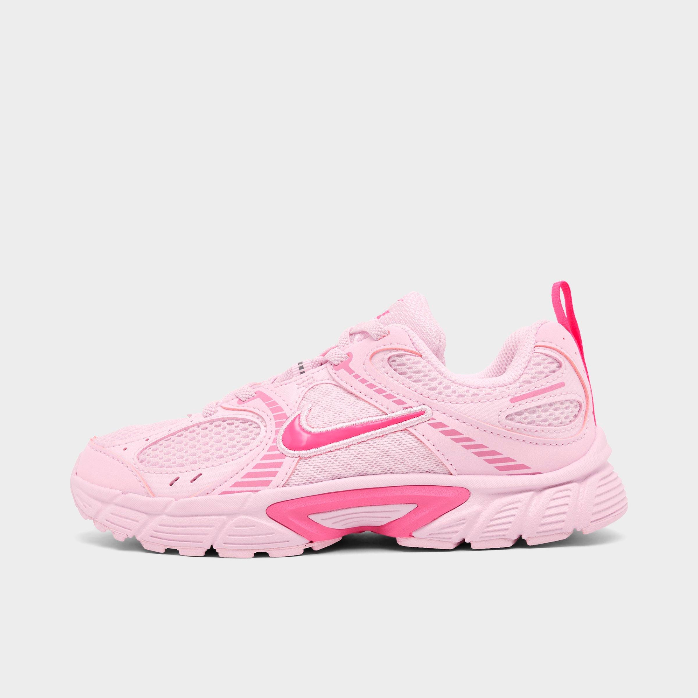 Nike Little Kids V5 RNR Stretch Lace Casual Shoes in Pink Foam/Pinksicle/Hyper Pink Size: 3.0