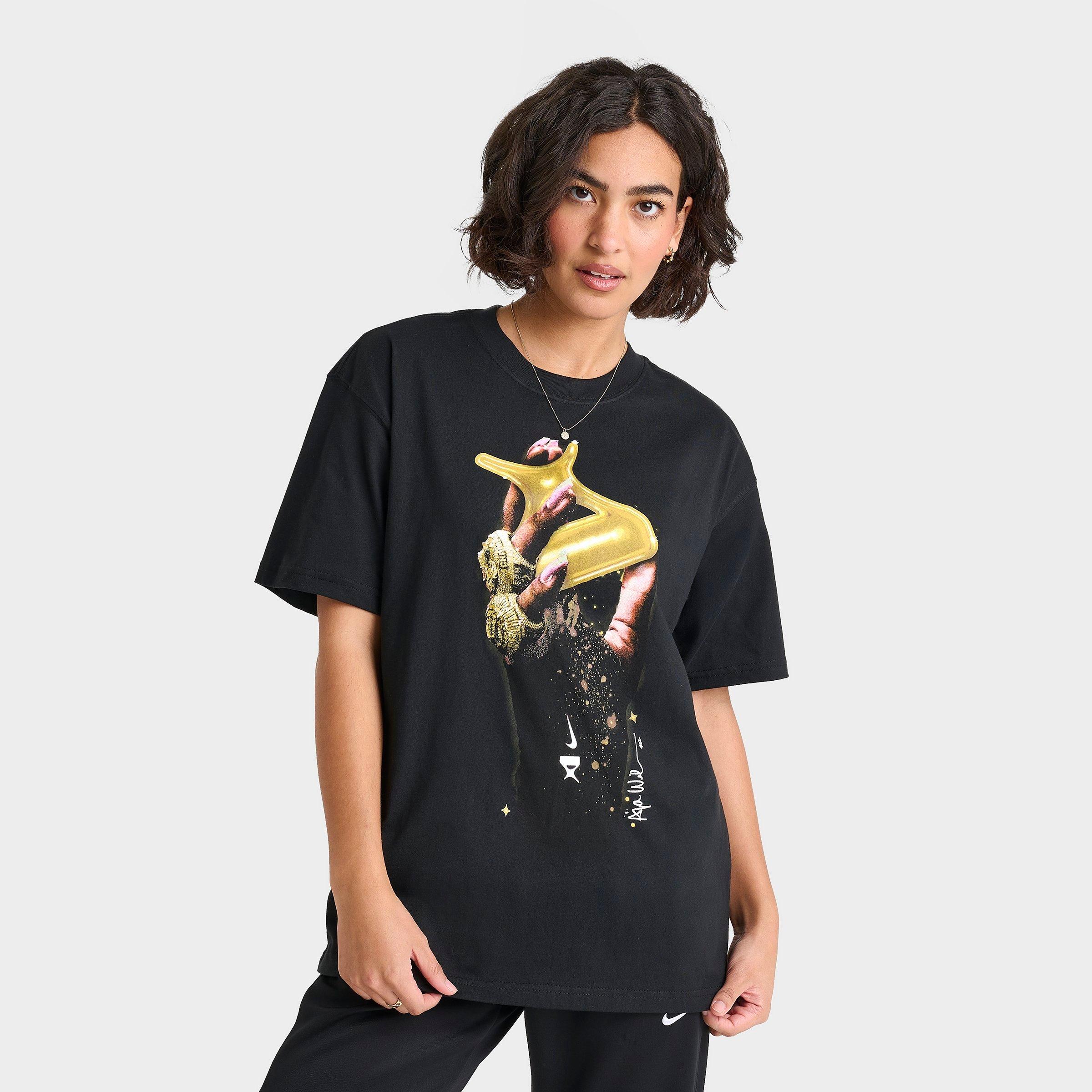 Nike Women's Aja Wilson Rings "So Win" Basketball T-Shirt in Black Size: XS