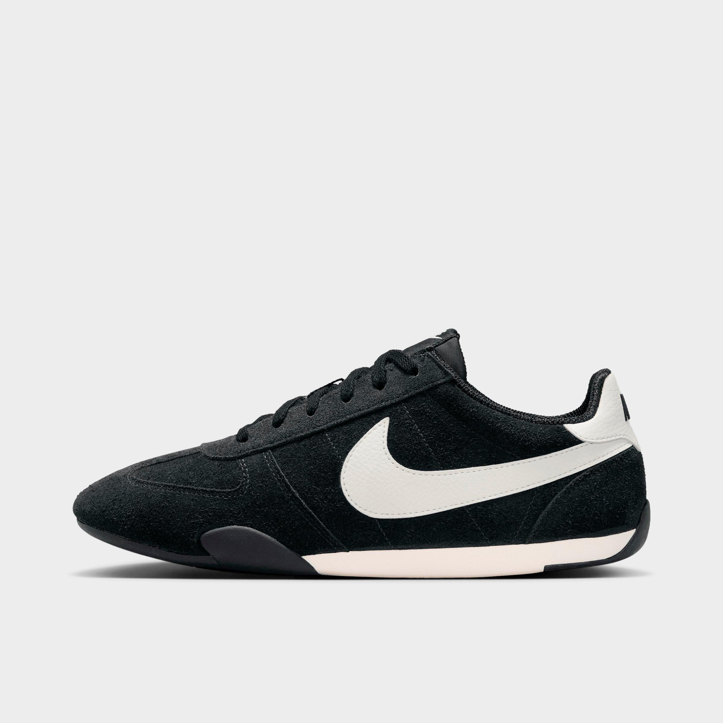 Nike Women's Sprint Sister Suede Running Shoes in Black/Sail Size: 5.5