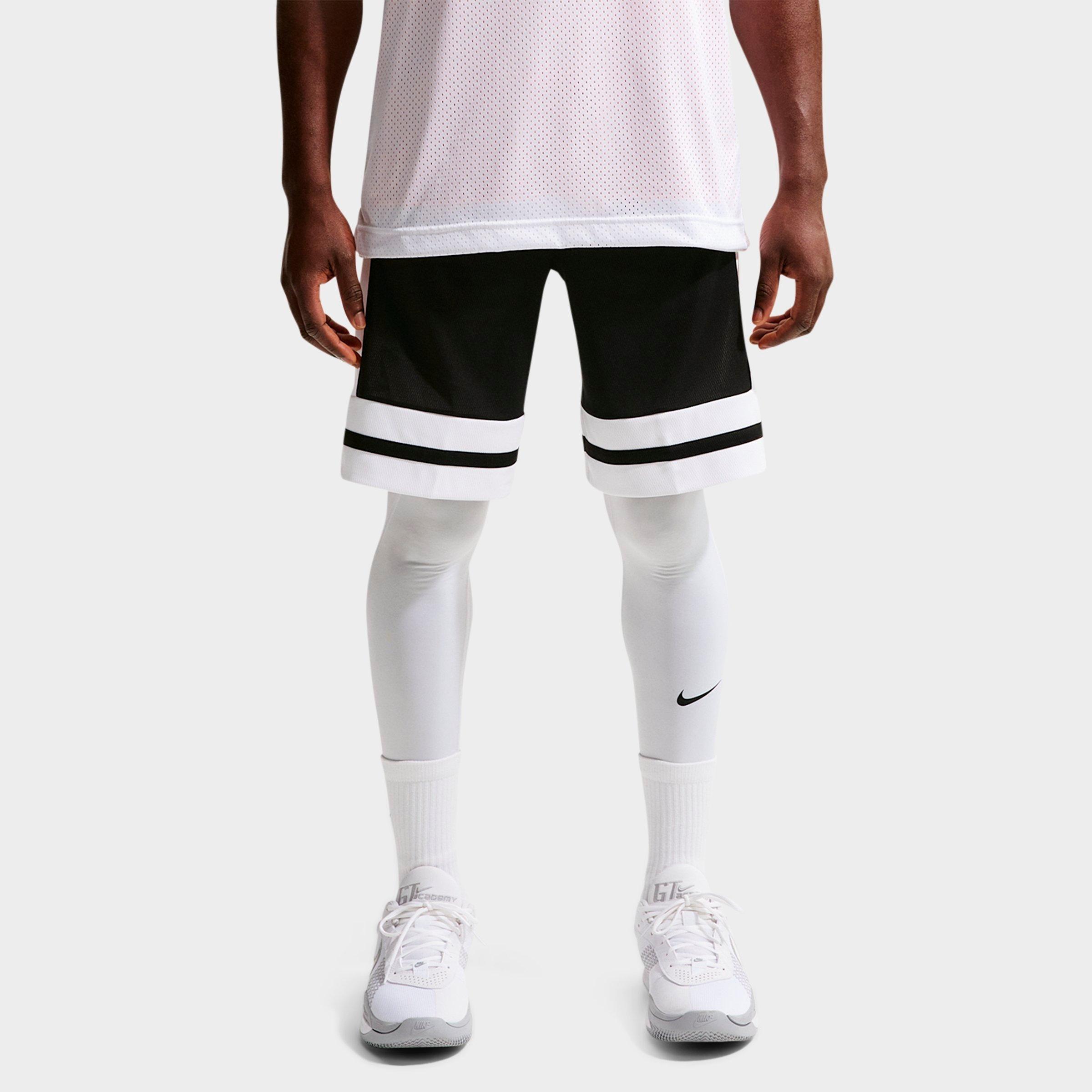 Nike Men's Dri-FIT Game Classic 10" Basketball Shorts in Black/White Size: L Tall