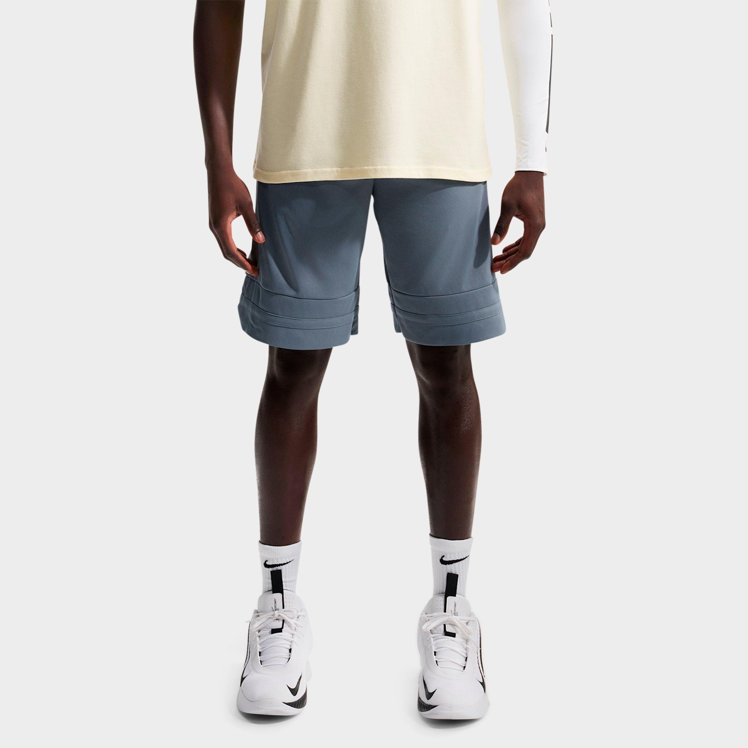 Nike Men's Dri-FIT Game Classic 10" Basketball Shorts in Cool Grey/Cool Grey/Cool Grey Size: L Tall