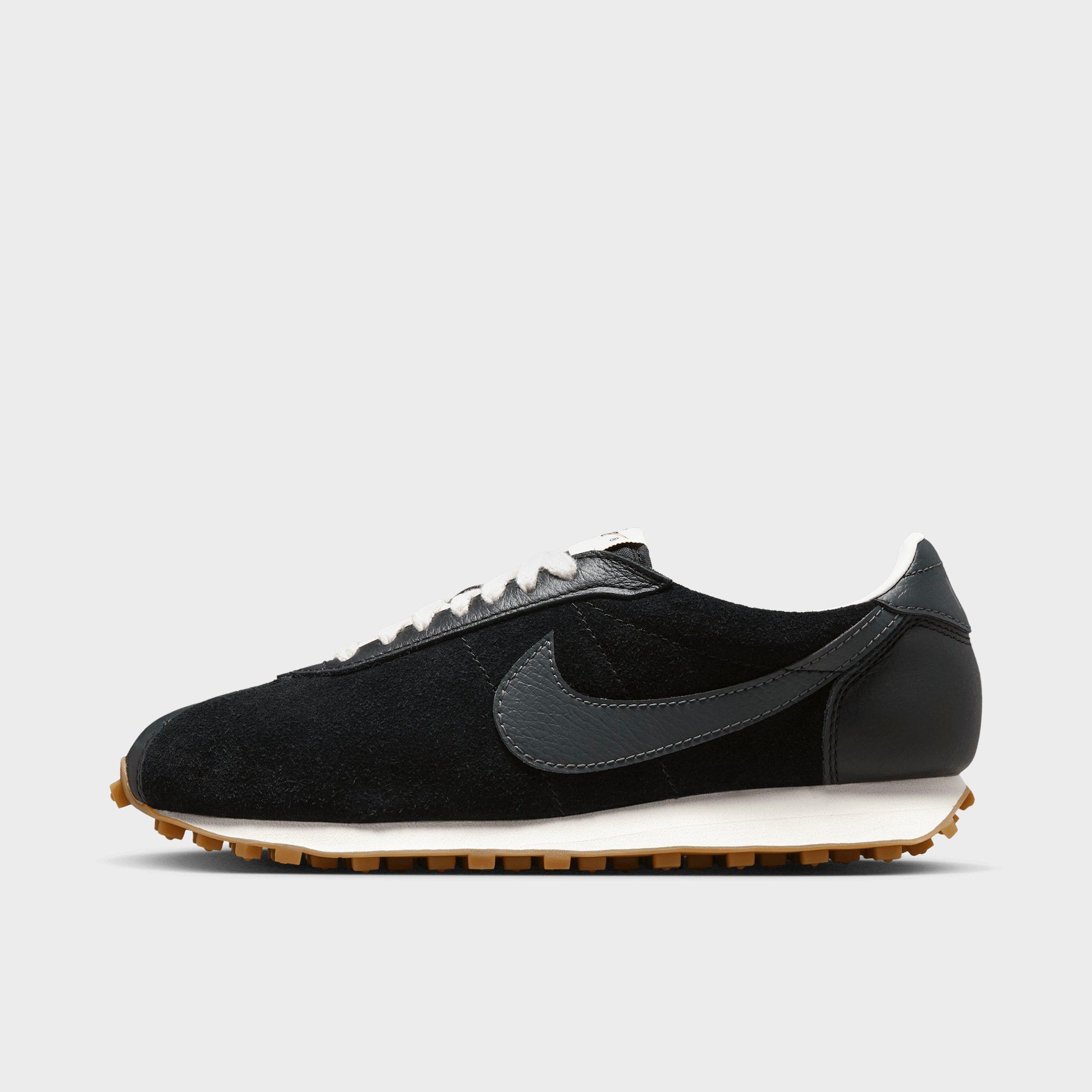 Nike Women's LD-1000 Suede Casual Shoes in Black/Sail/Gum Light Brown Size: 8.0
