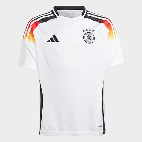 Adidas Originals Adidas Kids' Germany 2024 Home Soccer Jersey In White