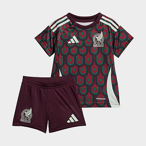 Adidas Originals Babies' Adidas Infant Mexico 2024 Home Soccer Mini Kit Uniform Set In Multicolor