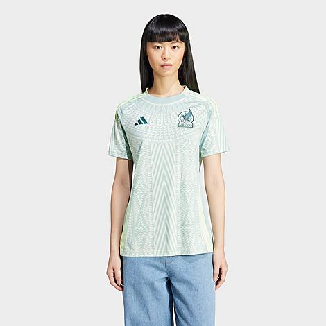 Adidas Originals Adidas Women's Mexico 2024 Away Soccer Jersey In Linen Green