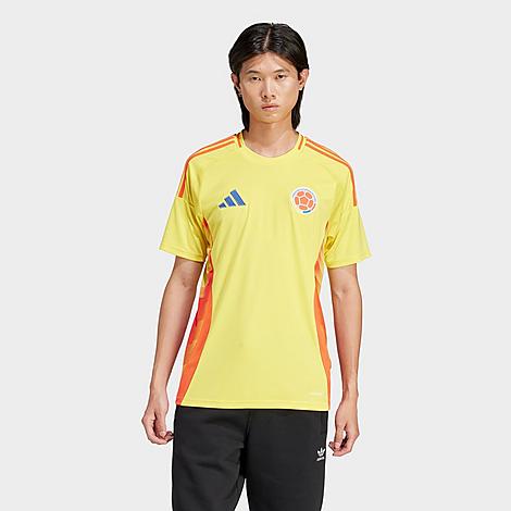 Shop Adidas Originals Adidas Men's Colombia 2024 Home Soccer Jersey In Impact Yellow