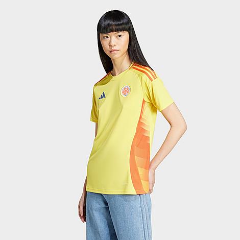 Adidas Originals Adidas Women's Colombia 2024 Home Soccer Jersey In Impact Yellow