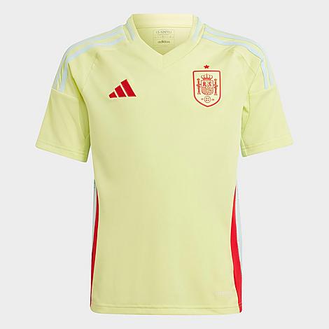 Adidas Originals Adidas Kids' Spain 2024 Away Soccer Jersey In Pulse Yellow/halo Mint