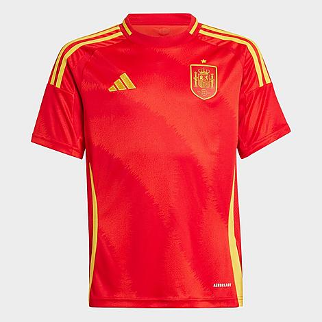 Adidas Originals Adidas Kids' Spain 2024 Home Soccer Jersey In Better Scarlet