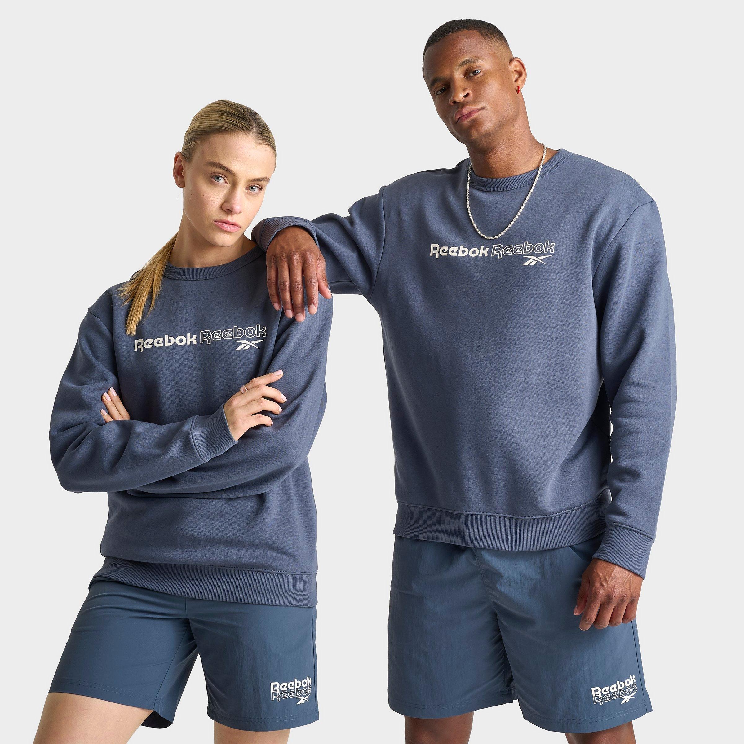 Reebok Men's Identity Brand Proud Crewneck Sweatshirt In Blue