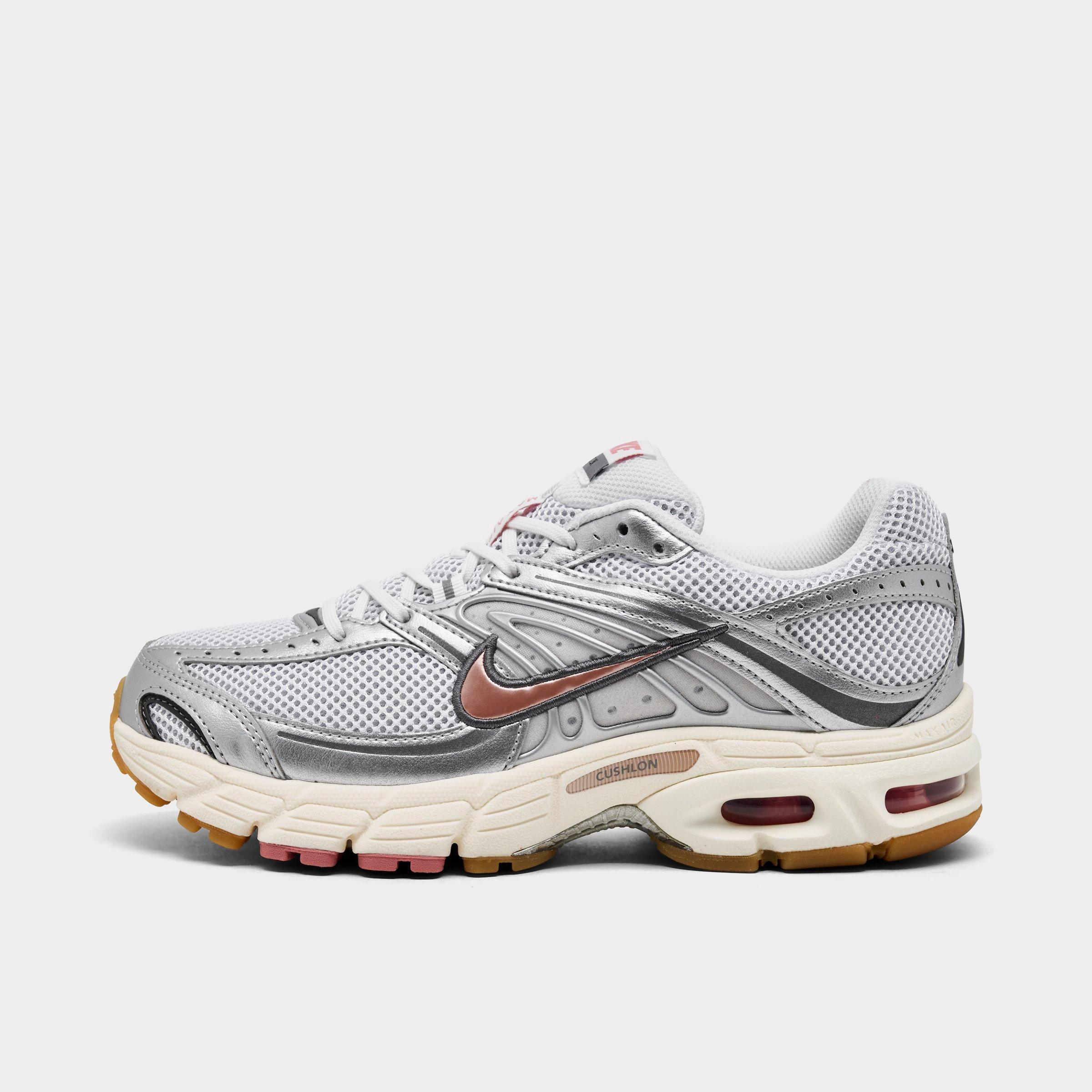Nike Women's Air Max Moto 2K Casual Shoes in White/Metallic Silver/Metallic Dark Grey Size: 5.5
