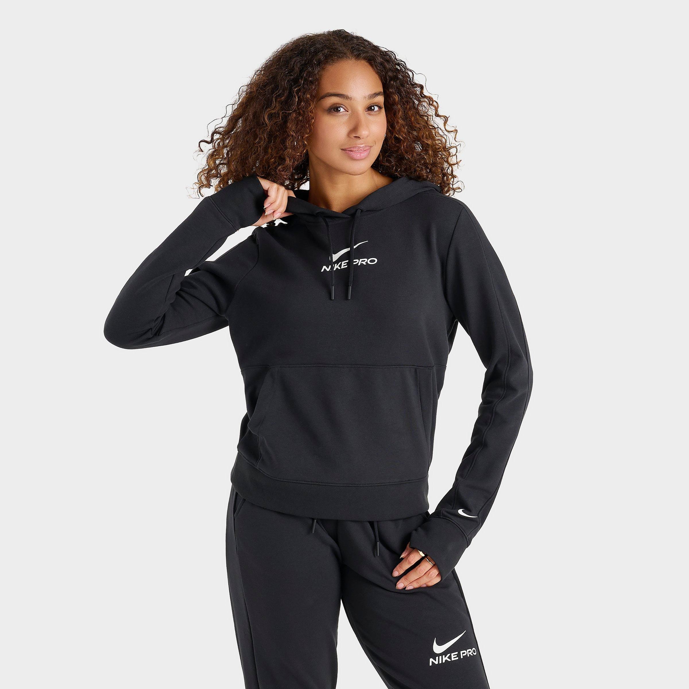 Nike Women's Pro Dri-FIT French Terry Pullover Hoodie