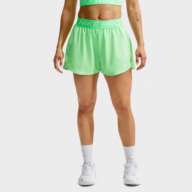 Women's Nike Pro Dri-FIT Mid-Rise 3" Brief-Lined Woven Shorts