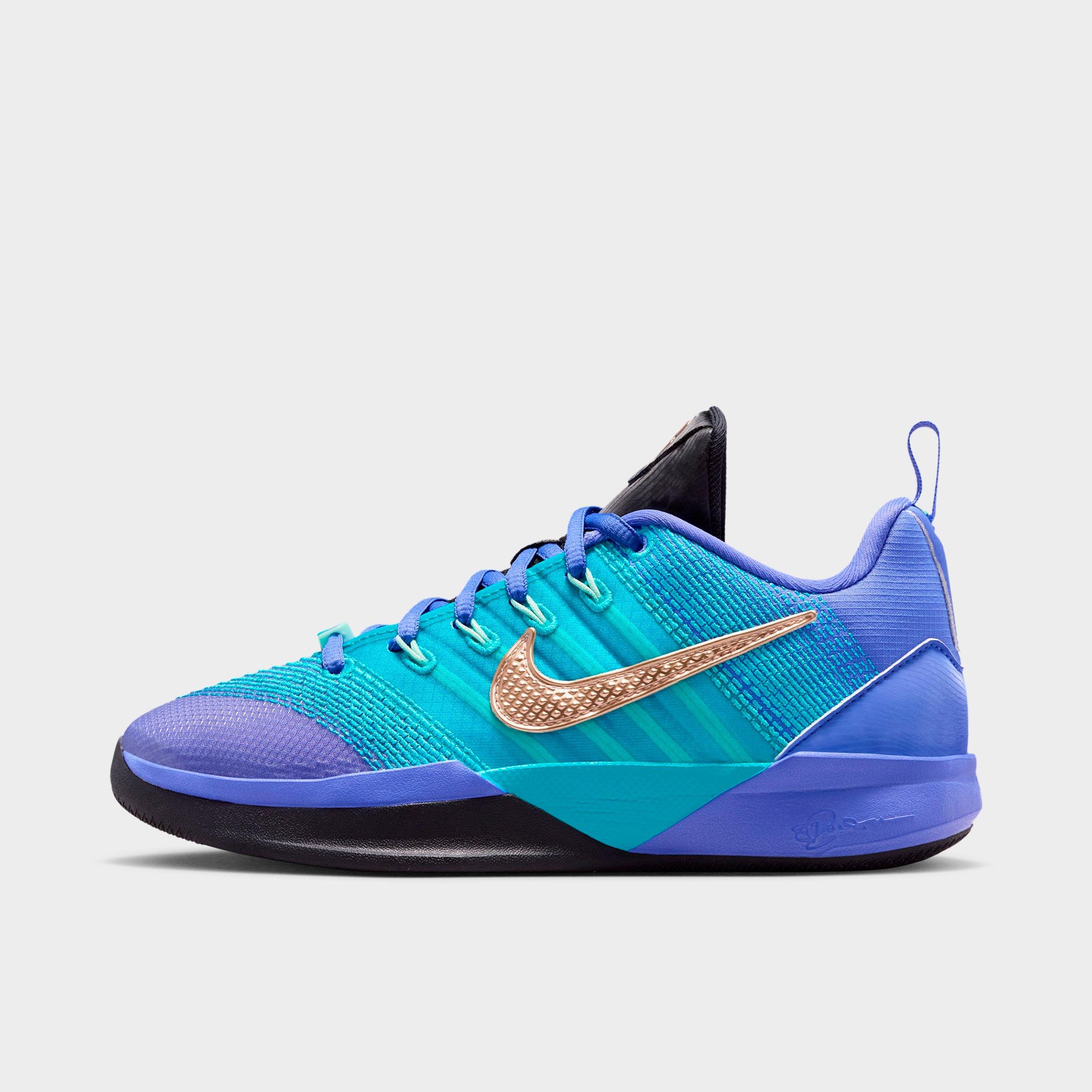 Nike Big Kids Sabrina 3 Basketball Shoes in Sapphire/Dusty Cactus/Mint Foam Size: 6.5