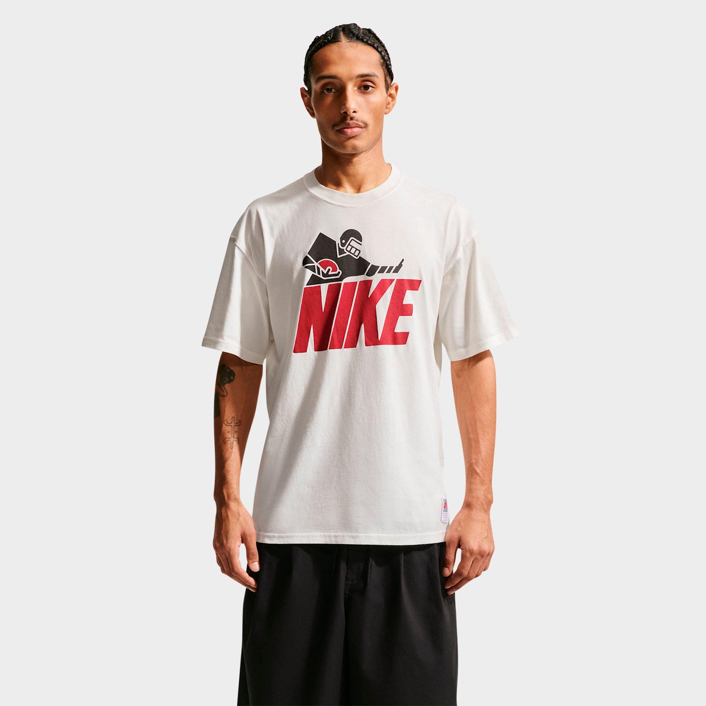 Nike Men's Sportswear Air It Out Graphic T-Shirt in Sail Size: Medium