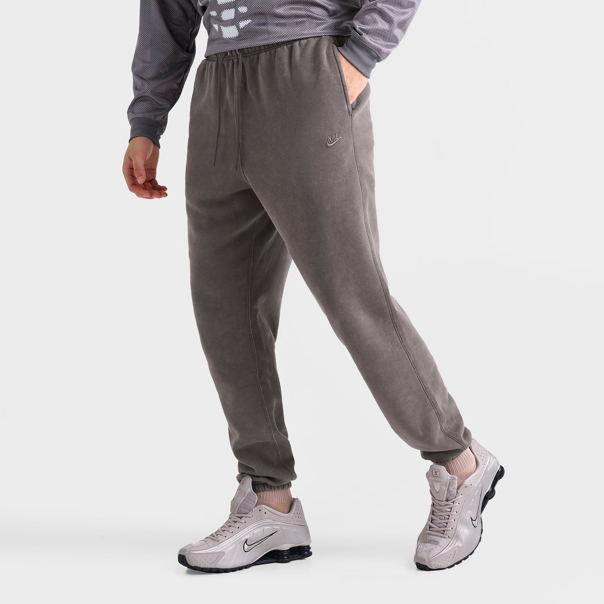 Nike Men's Sportswear Club Washed Cuffed Fleece Pants