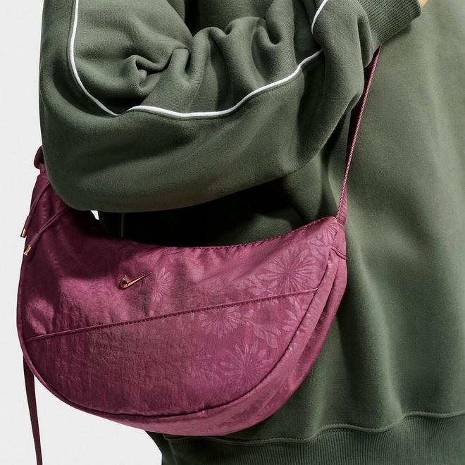Women's Nike Aura Floral Crescent Crossbody Bag