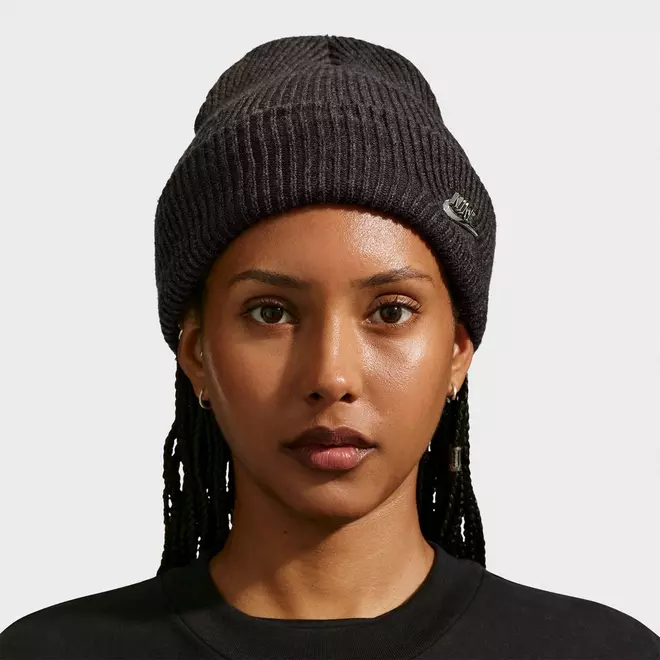Nike Peak Tall-Cuff Metal Futura Beanie Hat