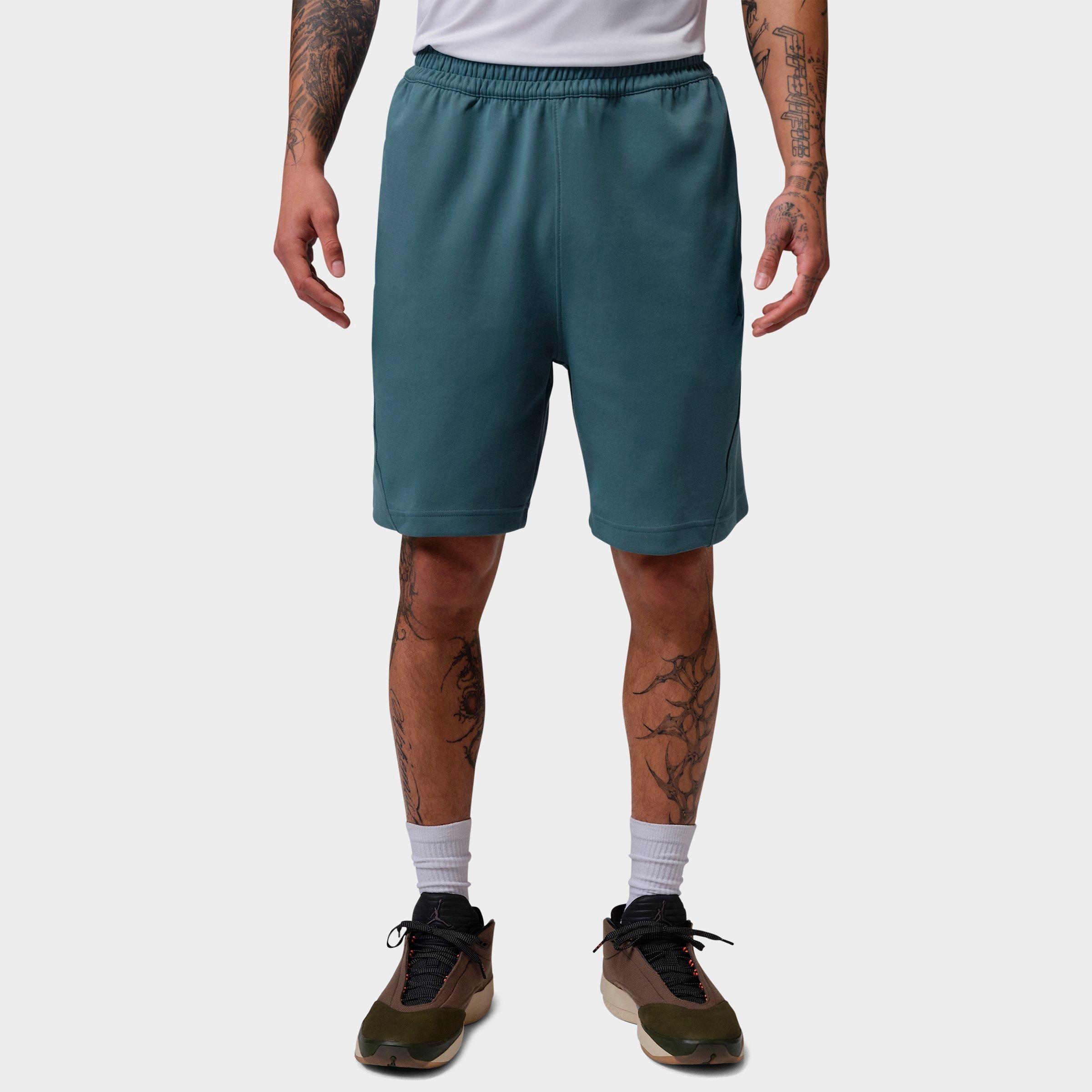 Jordan Men's Sport Hoop Fleece Shorts in Ash Green/Clear Size: XS