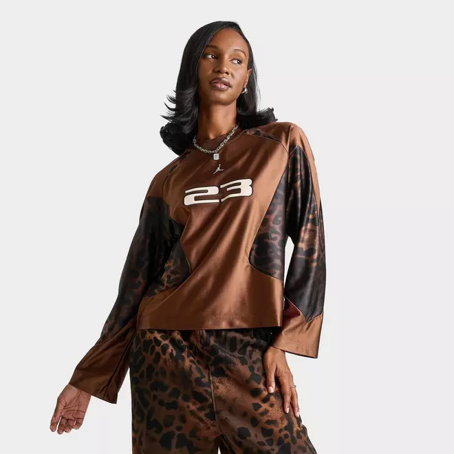 Women's Jordan Brooklyn "Black Cat" Long-Sleeve Jersey 