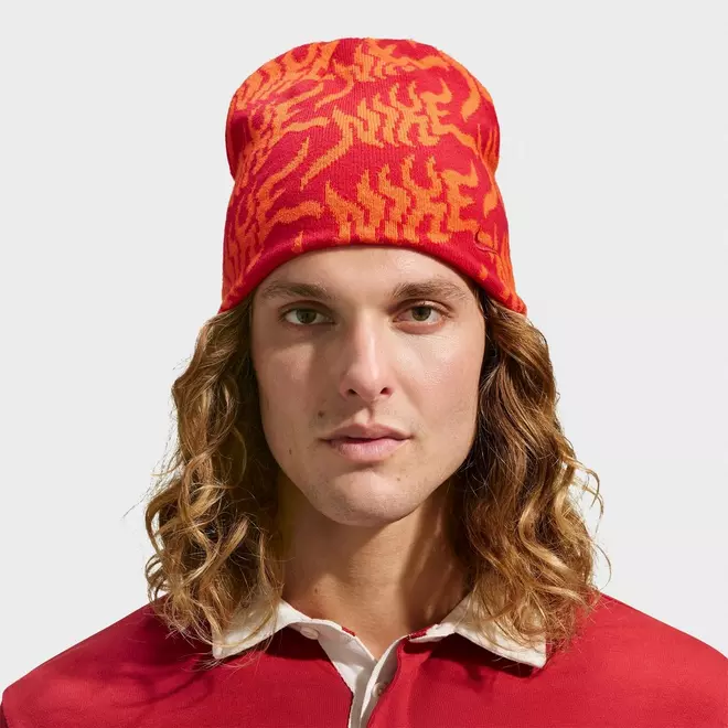 Nike Peak Uncuffed Graphic Beanie Hat