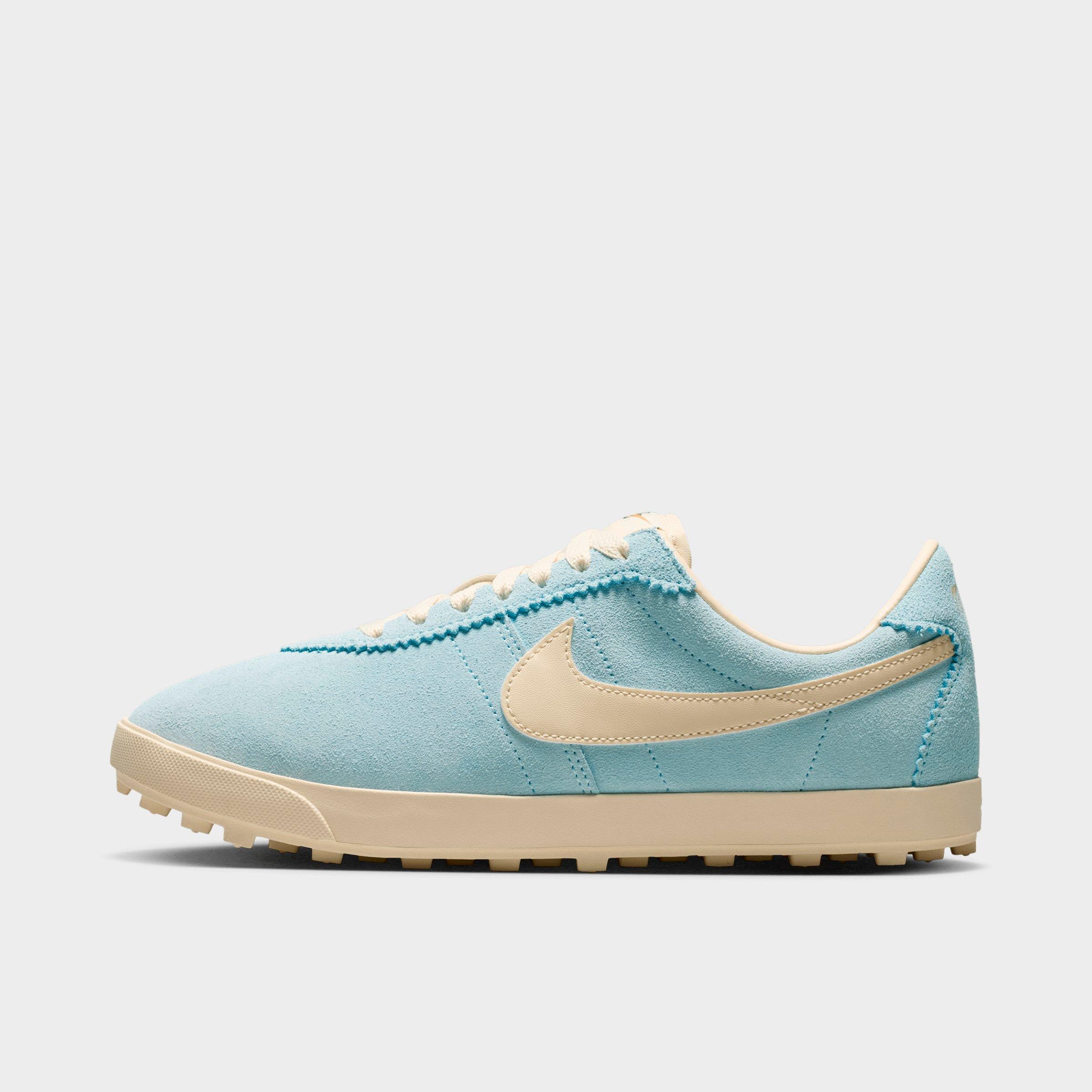 Nike Women's Astrograbber Suede Casual Shoes in Glacier Blue/Muslin Size: 9.5