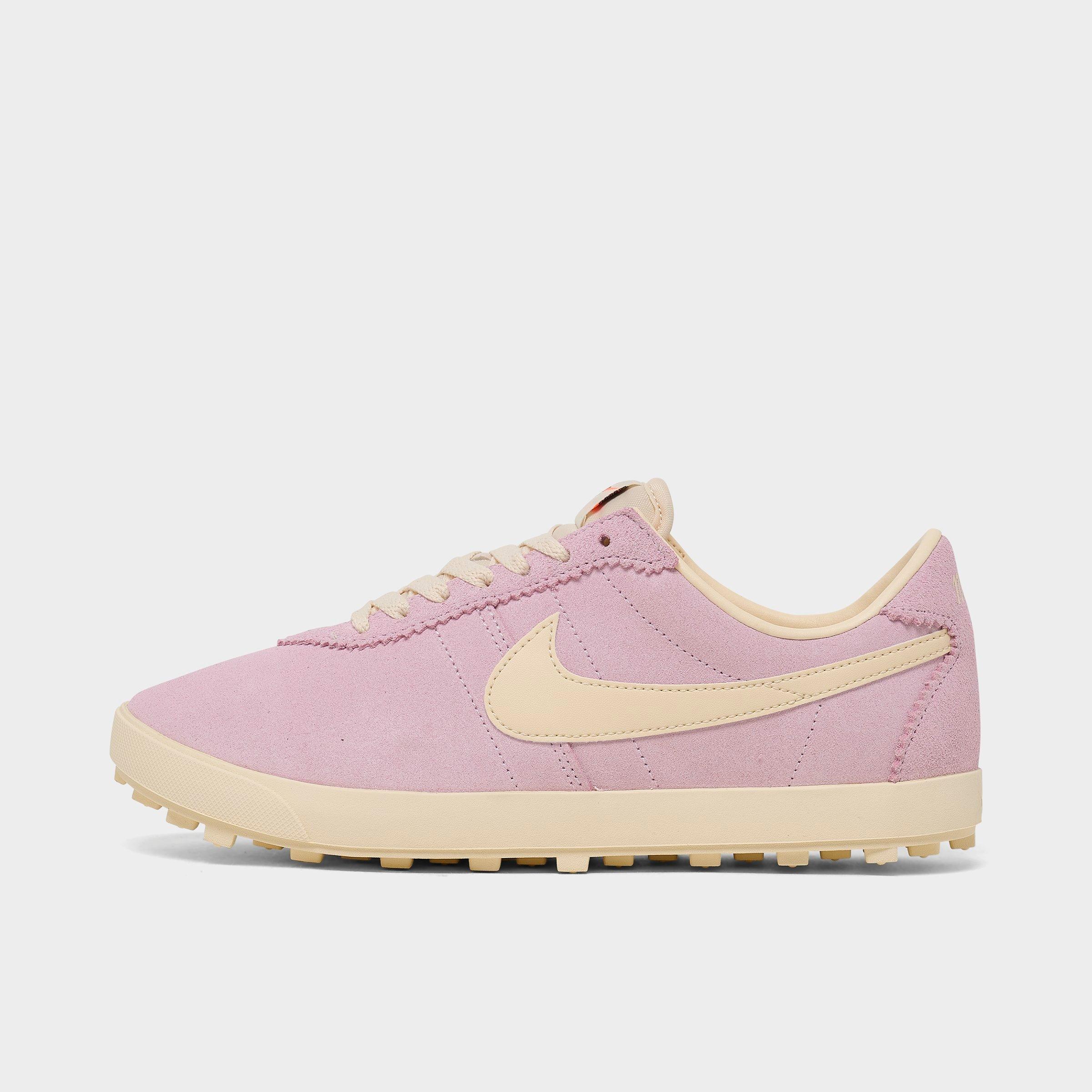 Nike Women's Astrograbber Suede Casual Shoes in Pink Foam/Muslin Size: 10.0