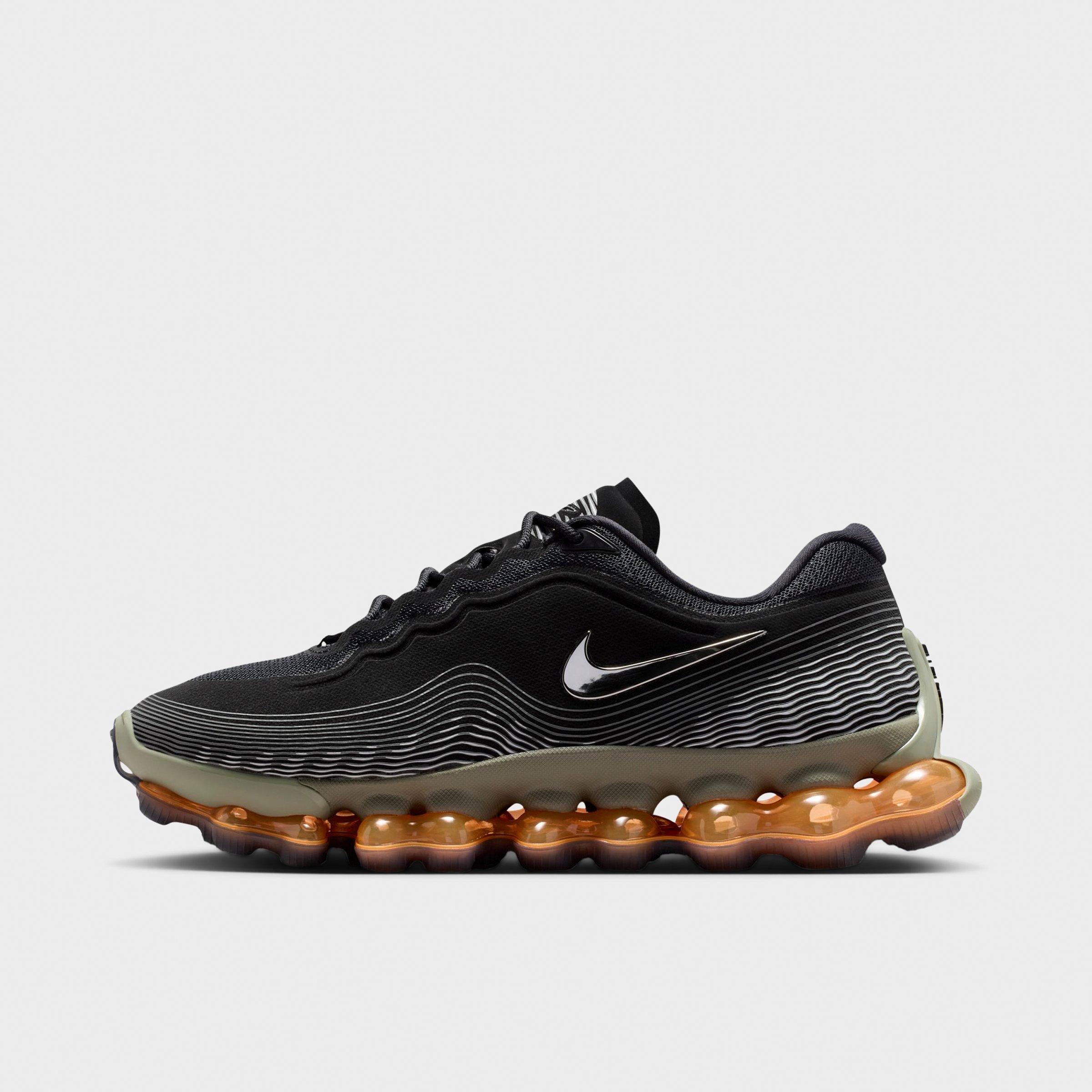 Nike Men's Air Liquid Max Casual Shoes in Black/Light Army/Pure Platinum Size: 11.0