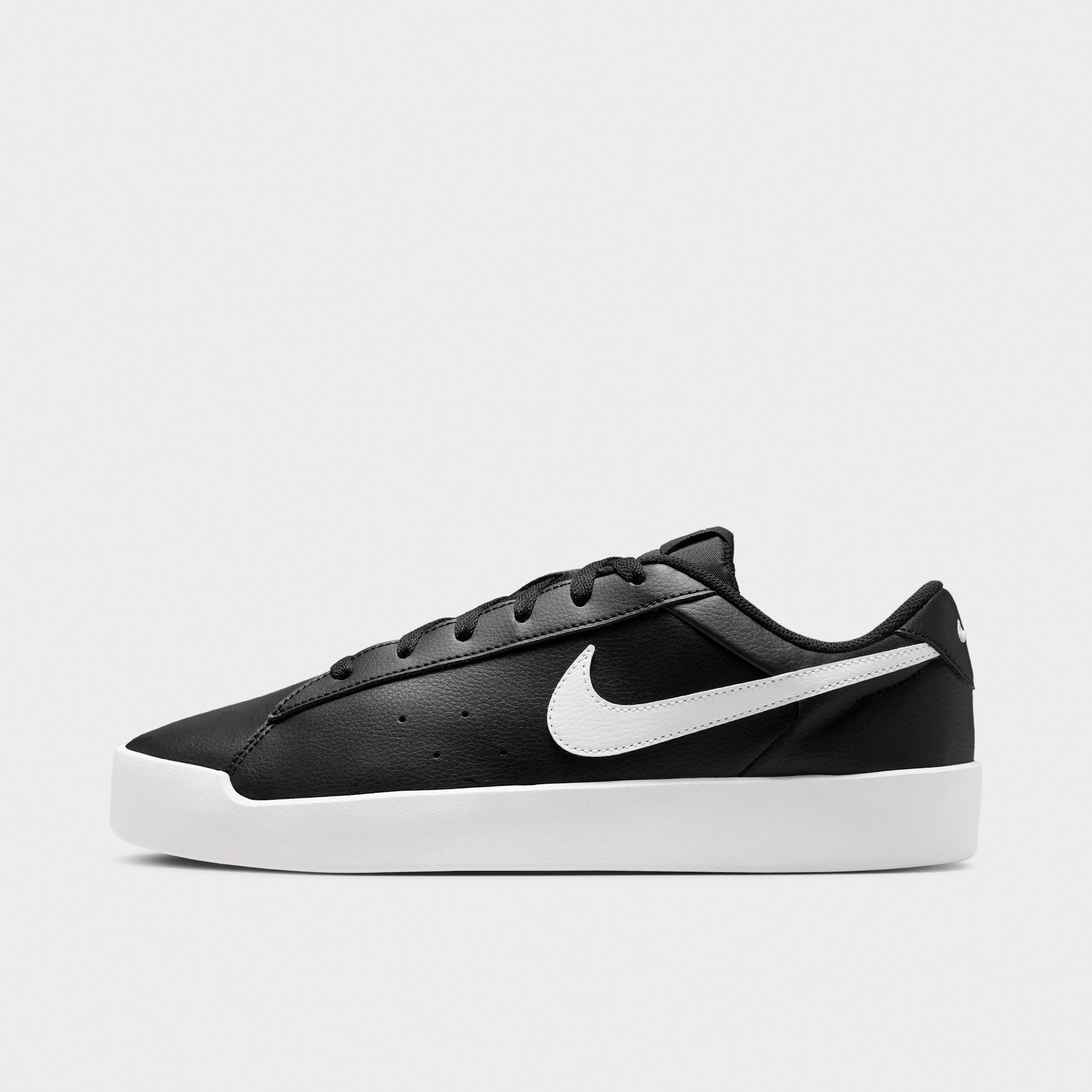 Nike Men's Court Heritage SL Casual Shoes in Black/White Size: 10.5
