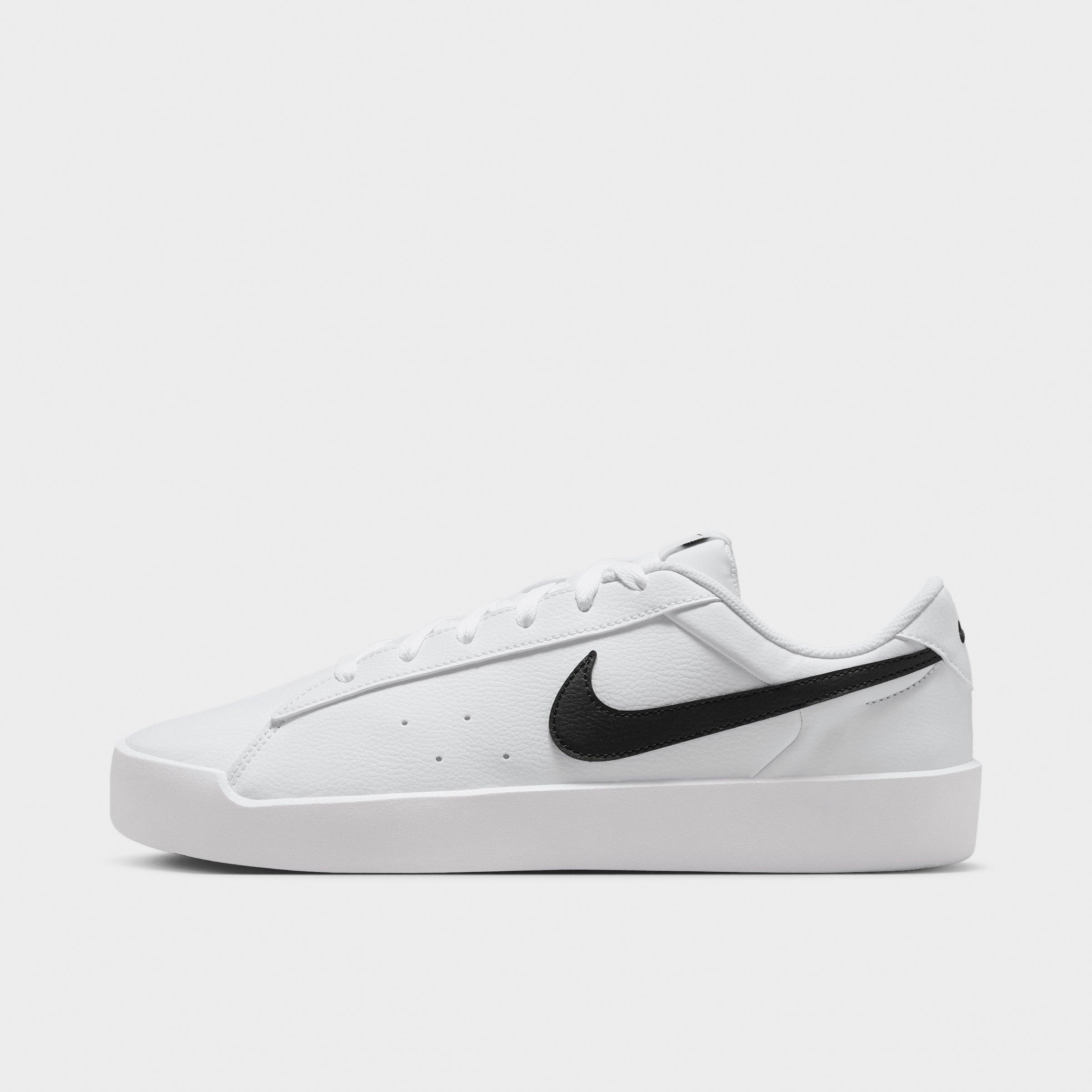 Nike Men's Court Heritage SL Casual Shoes in White/Black Size: 13.0
