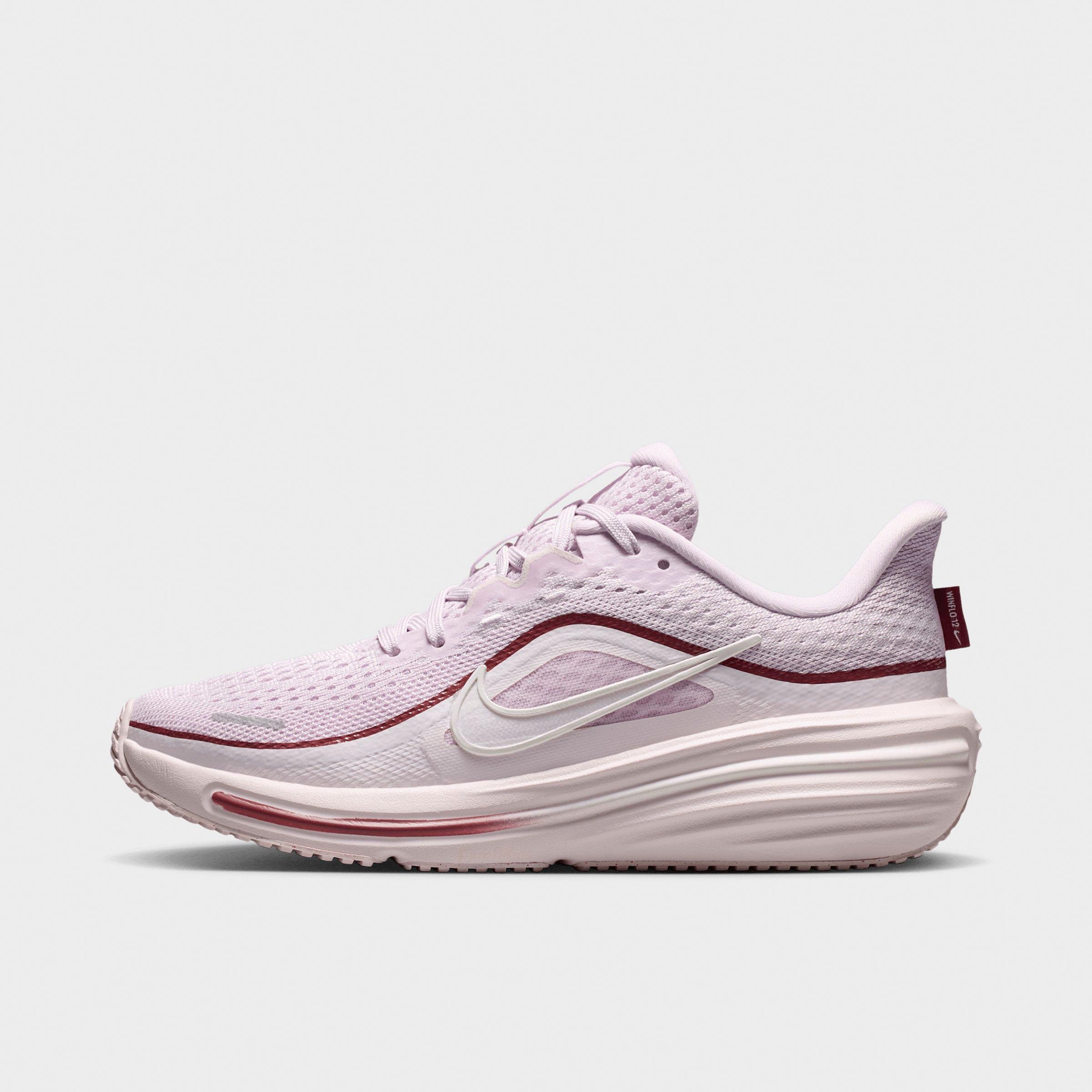 Nike Big Kids Winflo 12 Road Running Sneakers in Bleached Lilac/Pearl Pink/Pink Smoke Size: 5.5