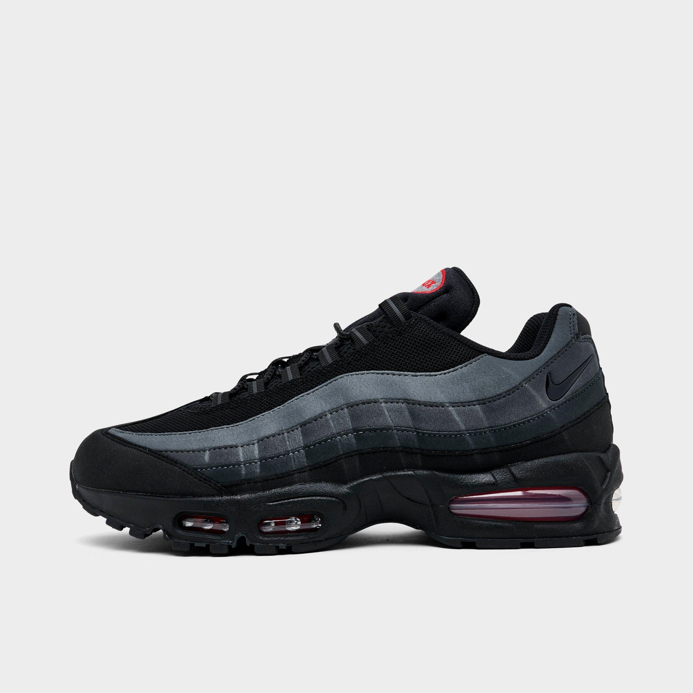 Nike Men's Air Max 95 Big Bubble Casual Shoes in Black/Anthracite/Dark Smoke Grey Size: 8.0