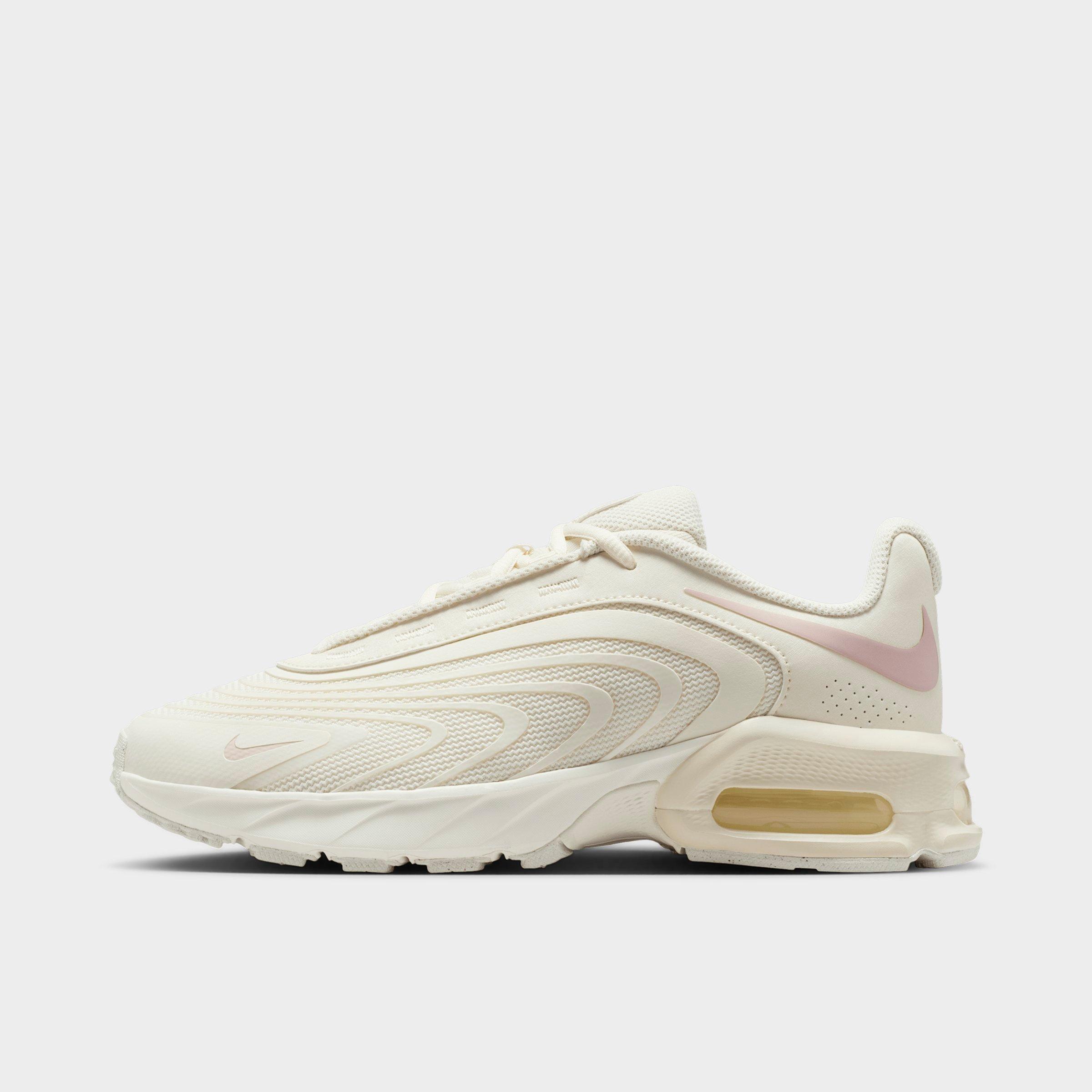 Nike Women's Air Max Fire Casual Shoes in Sail/Pale Ivory/Silt Red Size: 7.0