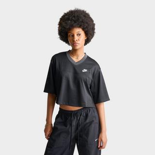 Women's Nike Sportswear Oversized Heritage Cropped Mesh Jersey