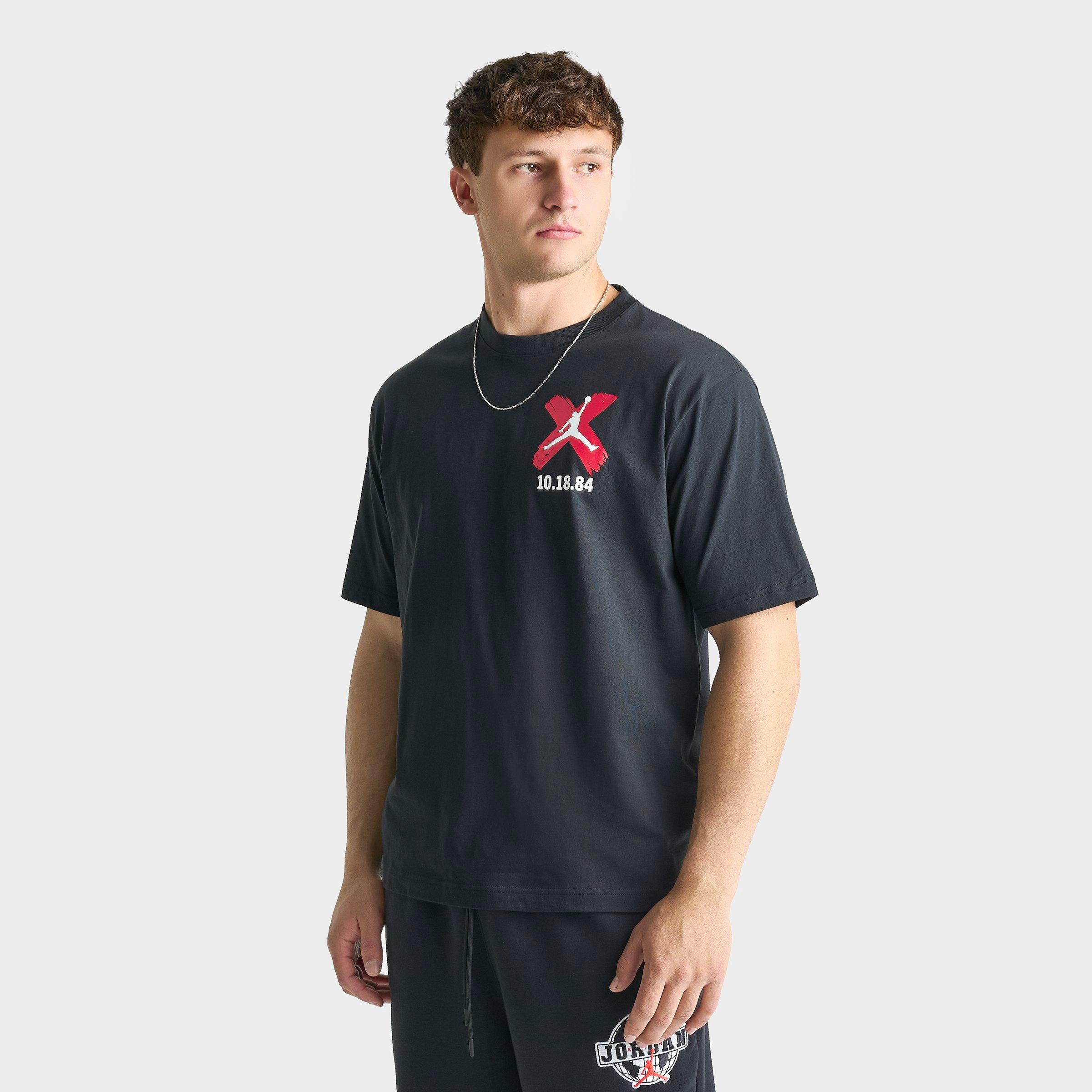 Jordan Men's Brooklyn Banned Graphic T-Shirt in Black Size: Small