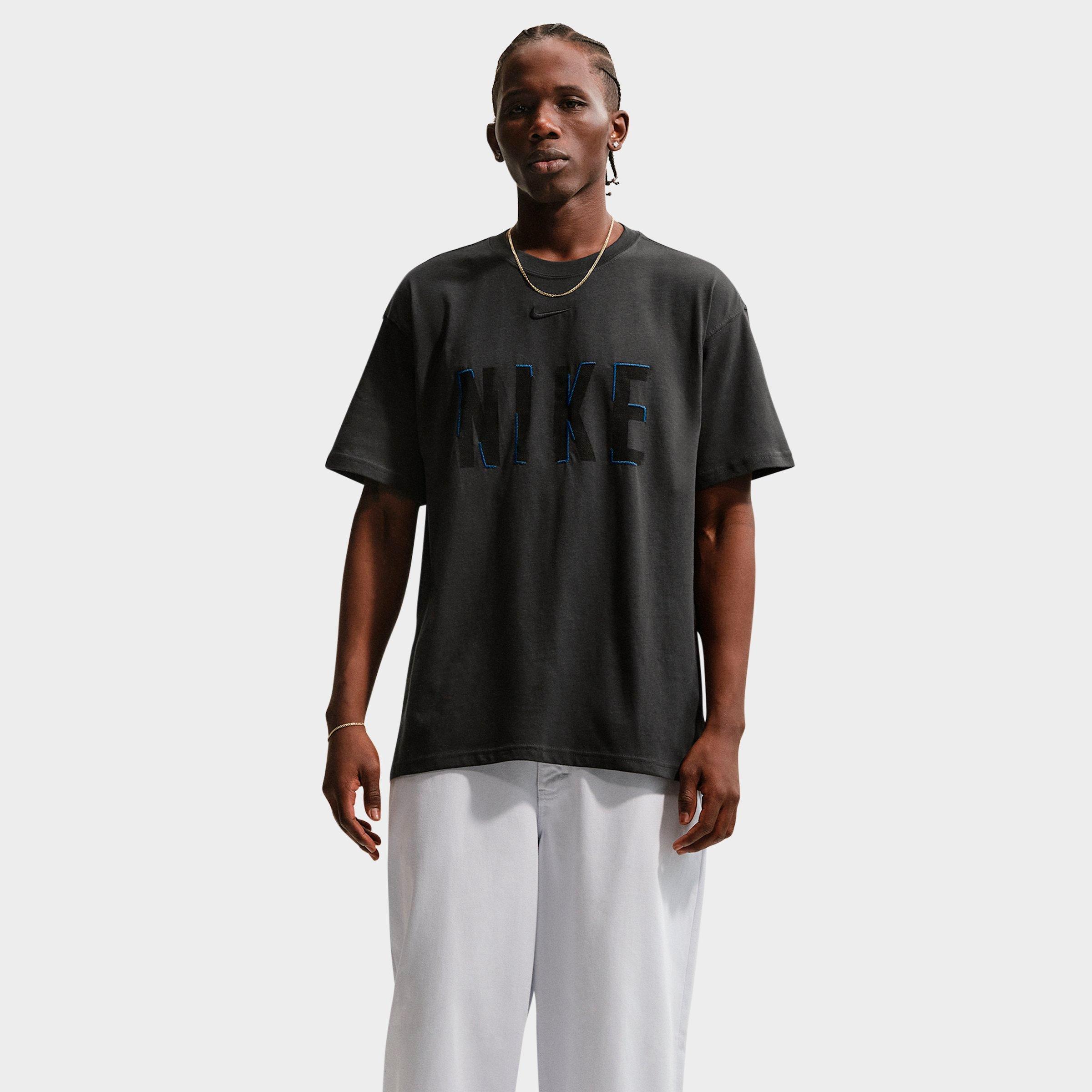 Nike Men's Sportswear Uniting Through Sport T-Shirt in Off Noir Size: 2XL