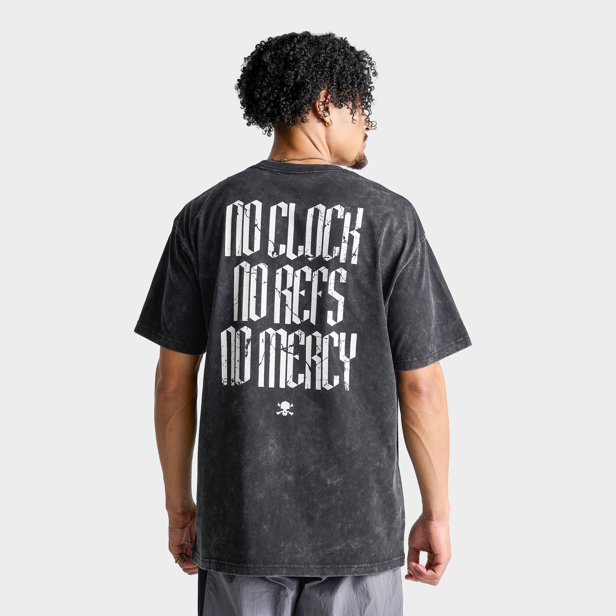 Nike Men's Sportswear Air Max No Mercy Washed T-Shirt in Black/White Size: Small