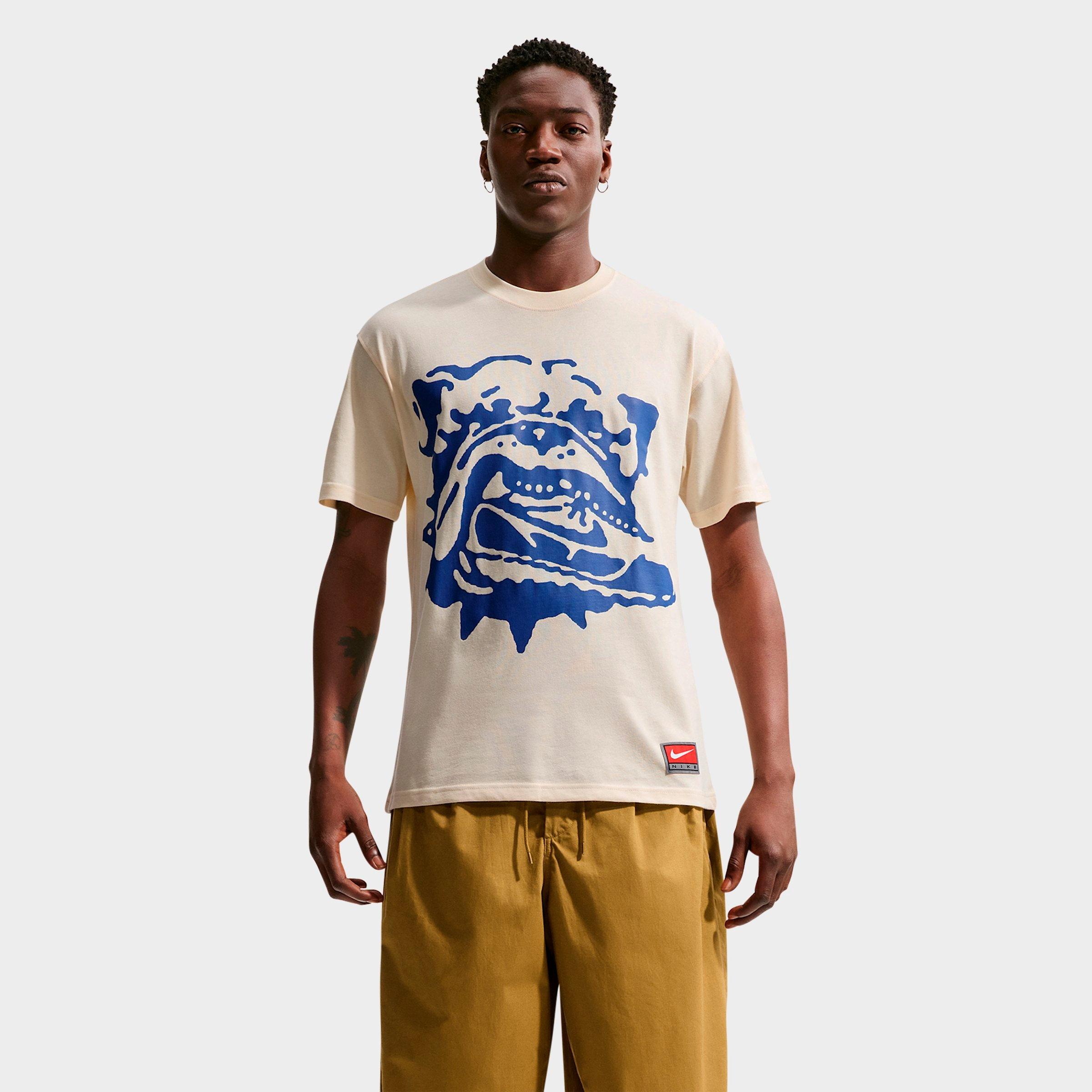 Nike Men's Sportswear Shoe Dog Graphic T-Shirt in Coconut Milk Size: XL
