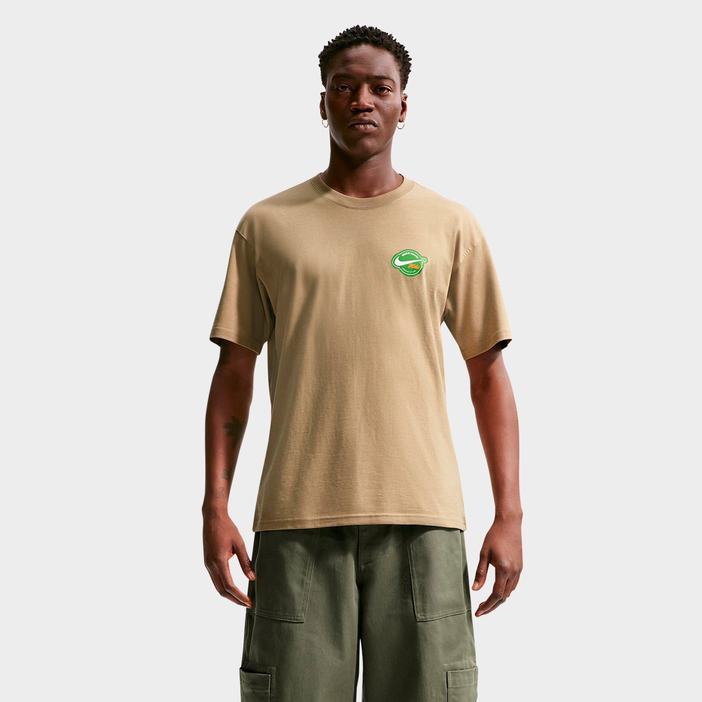 Nike Men's Sportswear Fresh Squeeze T-Shirt in Parachute Beige Size: Medium