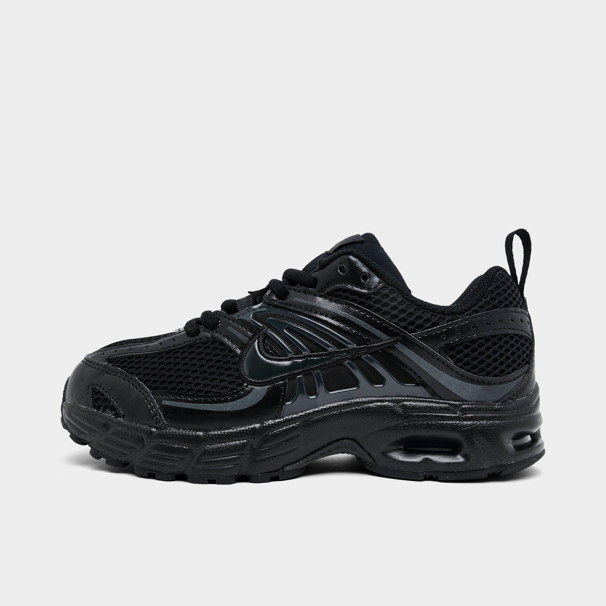 Nike Little Kids Air Max Moto 2K Casual Shoes in Black/Dark Smoke Grey Size: 2.0