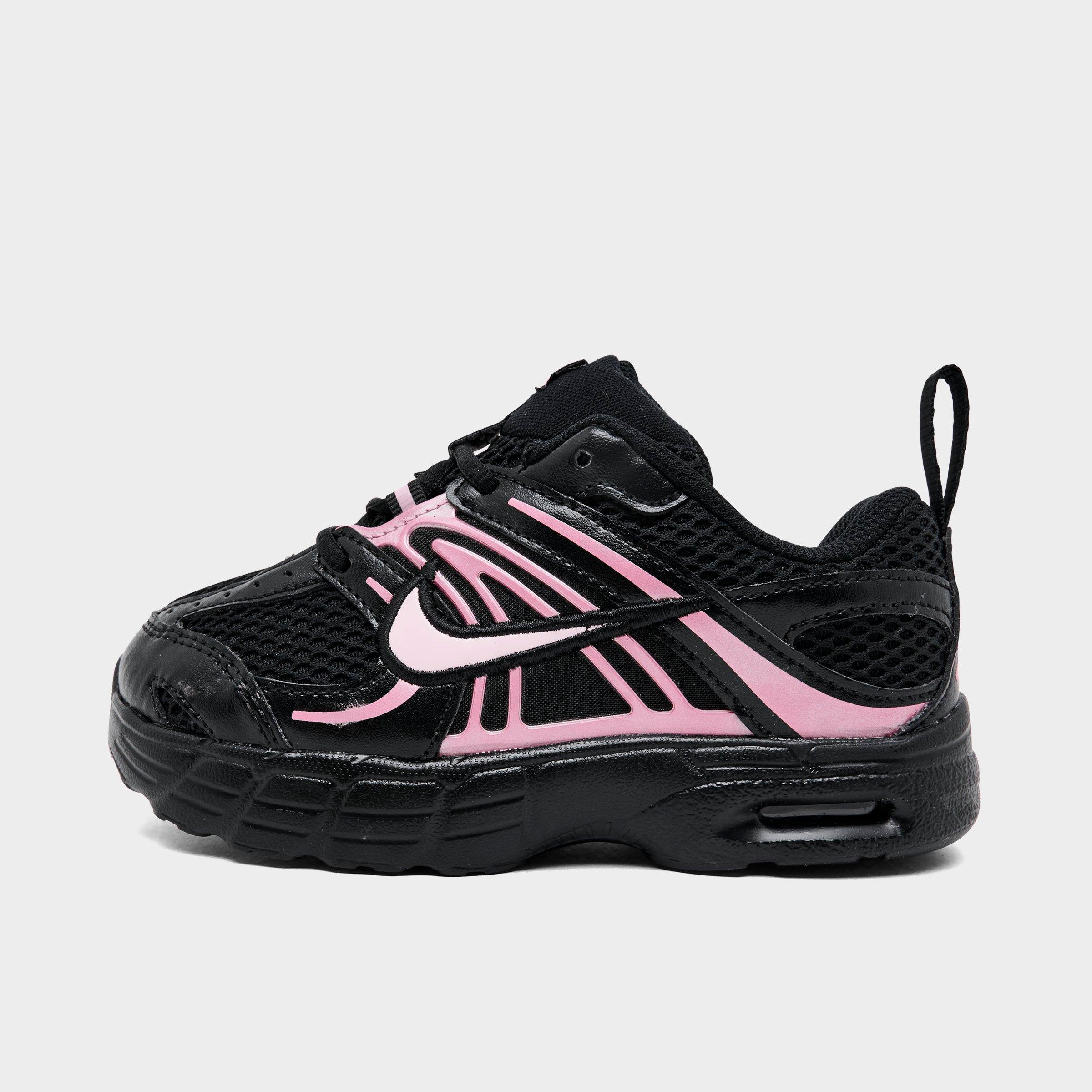 Nike Kids Toddler Air Max Moto 2K Casual Shoes in Black/Pink Foam/Pink Size: 5.0