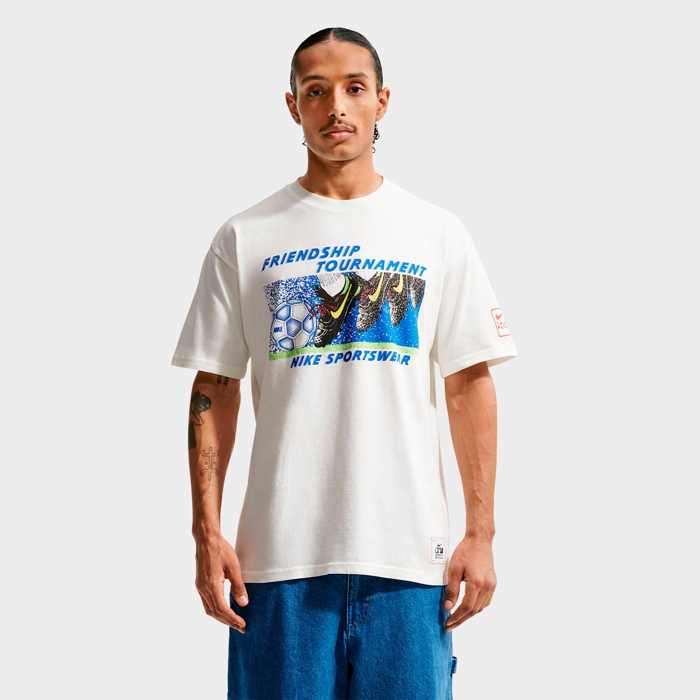 Nike Men's Sportswear DNA Friendship Tournament T-Shirt in Sail Size: Small