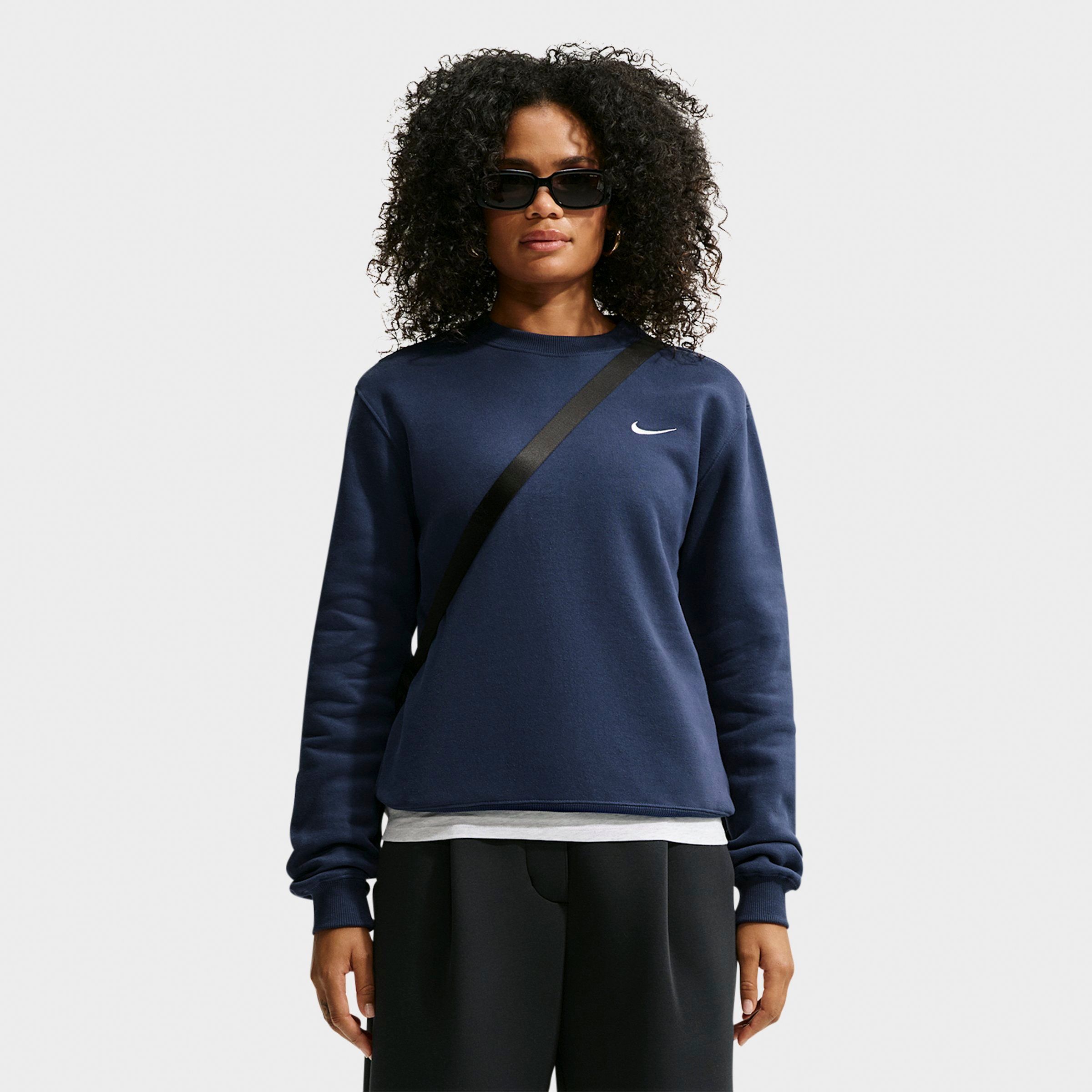 Nike Women's Studio Fleece Medium Weight Crewneck Sweatshirt
