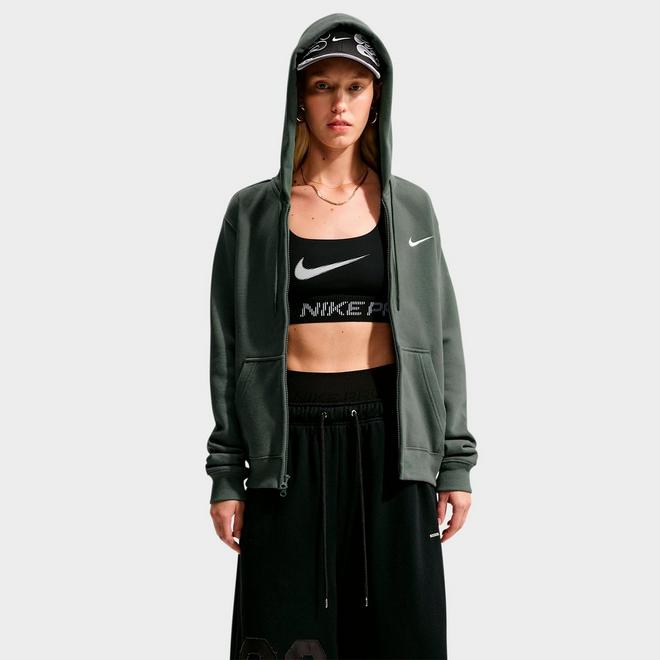 Women's Nike Studio Fleece Medium-Weight Full-Zip Hoodie