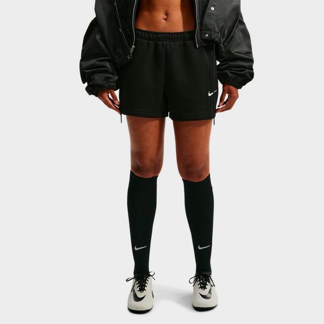Women's Nike Studio Fleece Medium-Weight Mid-Rise Shorts