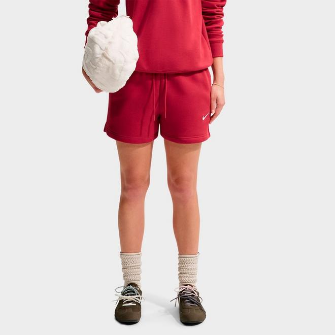 Women's Nike Studio Fleece Medium-Weight Mid-Rise Shorts