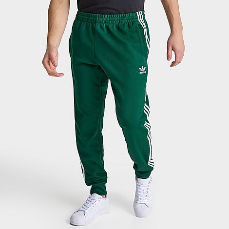 Adidas Originals Adidas Men's Originals Adicolor Classics Superstar Track Lifestyle Pants In Collegiate Green